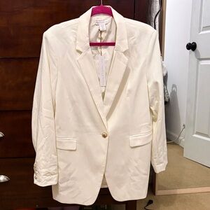 House of Harlow 1960 Cream Blazer
